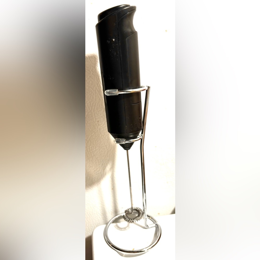 Mini Handheld Drink Mixer, Portable Stainless Steel Electric Milk Frother